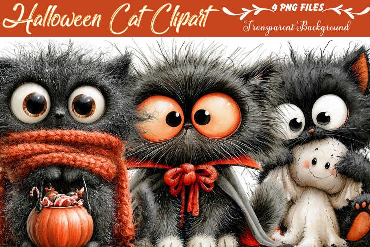 Halloween Cat Clipart Image 8