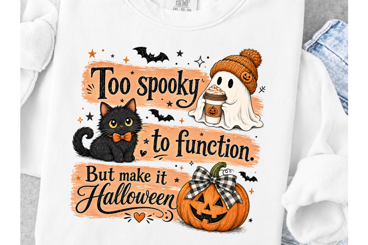 Halloween Cat Ghost Pumpkin PNG