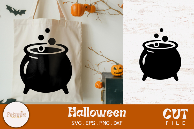 Cauldron Witchy SVG | Halloween SVG