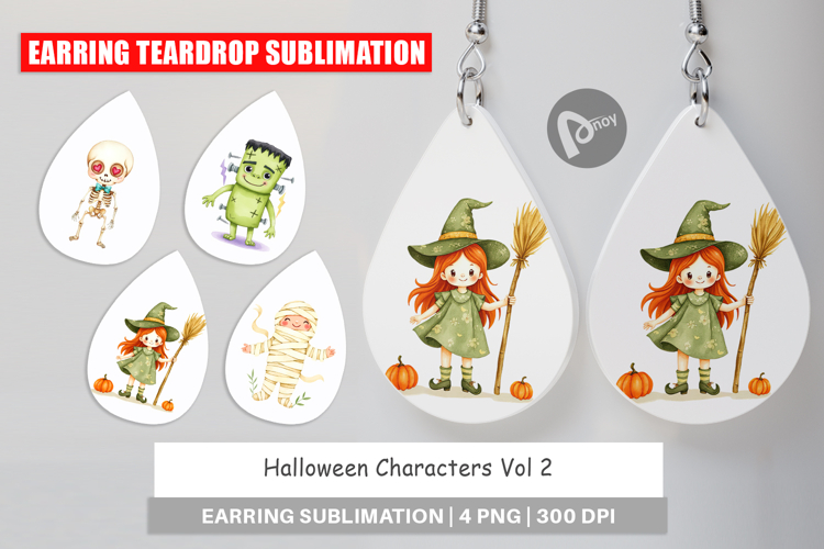 Earring Halloween Characters