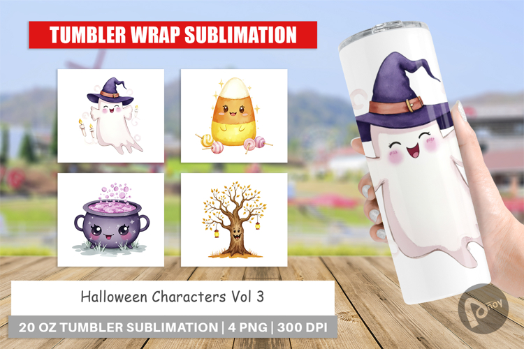 Halloween Tumbler Wrap Image 17