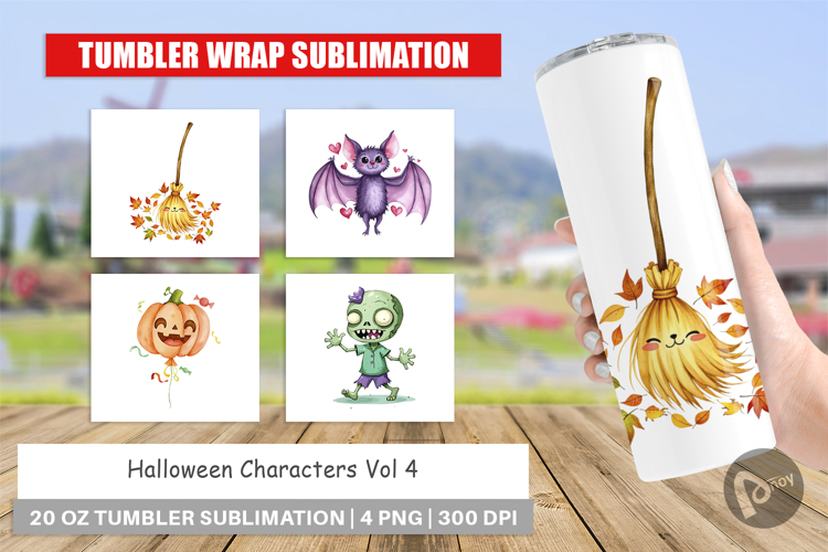 Halloween Tumbler Wrap Image 16