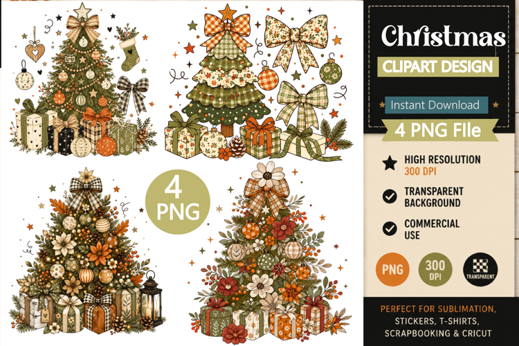 Christmas Tree Clipart Image 4