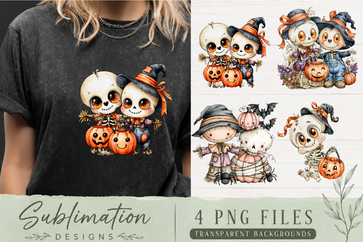 Cute Fall Scarecrow Sublimation PNG | Pumpkin Autumn