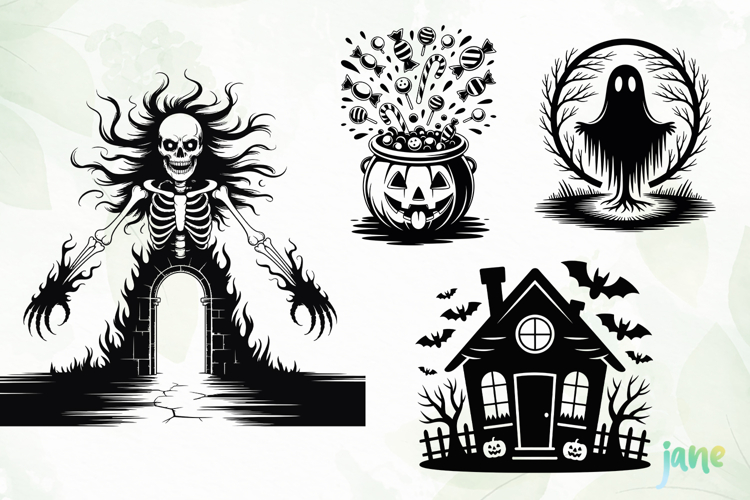 Halloween Clipart SVG Sublimation