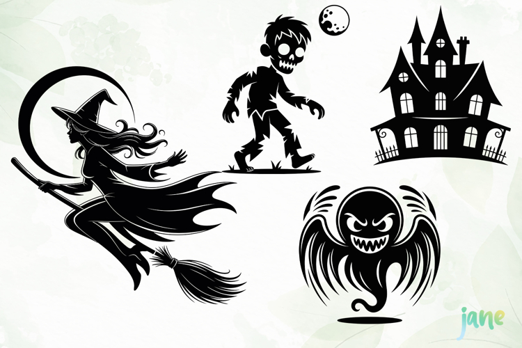 Halloween Clipart SVG Sublimation