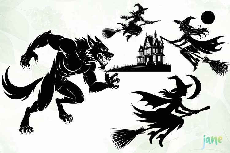 Halloween Clipart SVG Sublimation