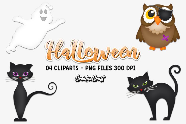 Halloween Clipart, halloween graphic design, illustrations