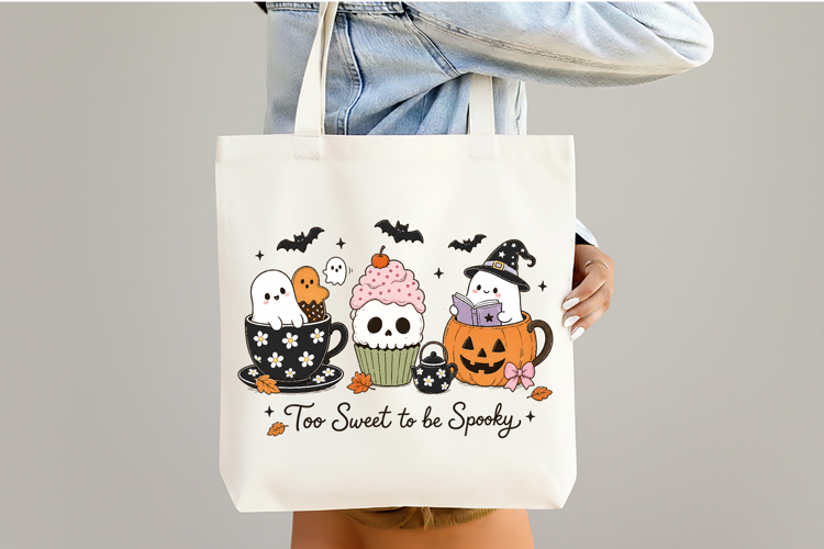Halloween Coffee Hand Drawn Sublimation