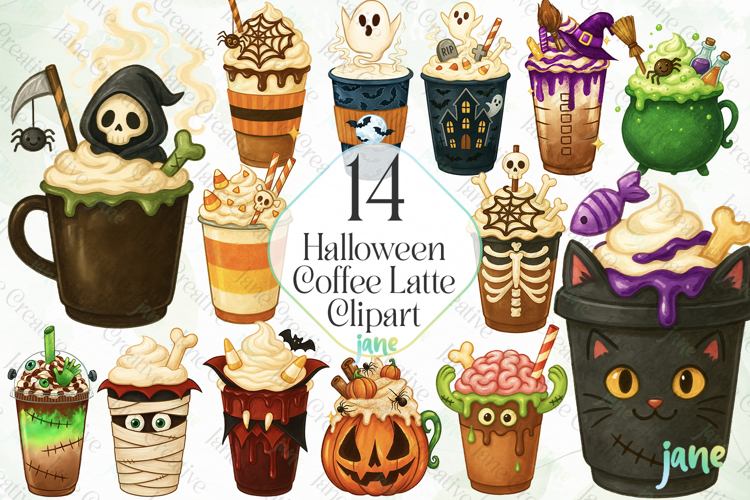 Latte Clipart Image 2