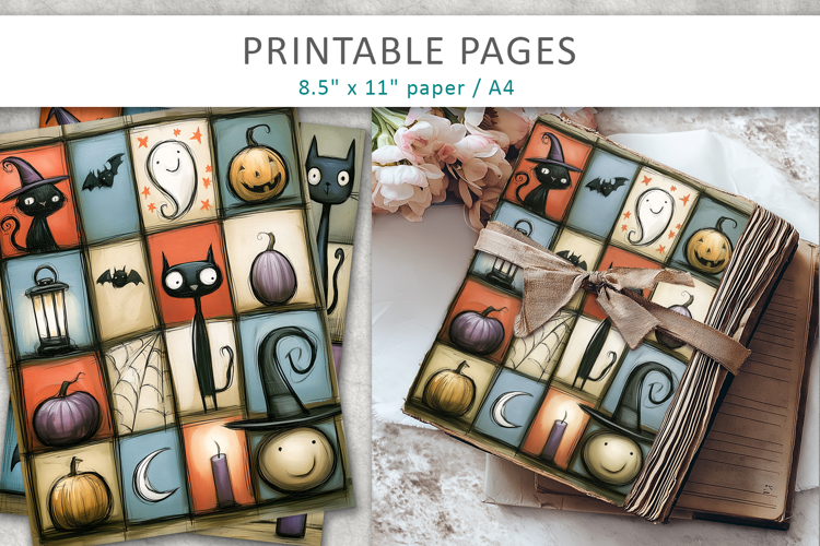 Halloween Journal Pages, Paper Crafts