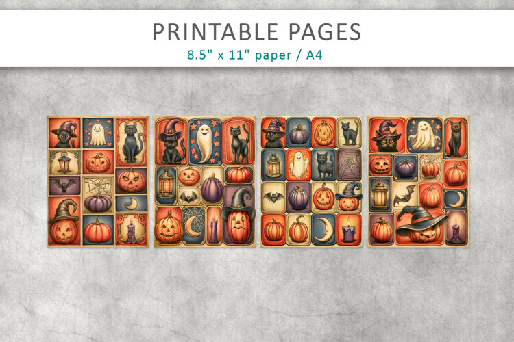 Halloween Pages, Digital Scrapbook example image 1