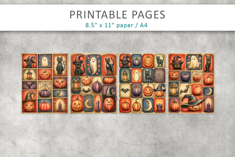Halloween Pages, Digital Scrapbook