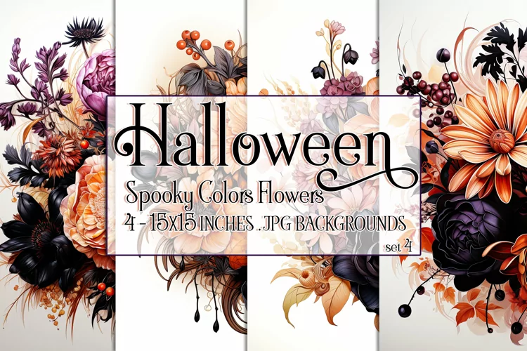 Halloween Backgrounds, Halloween Flowers, Spooky Colors