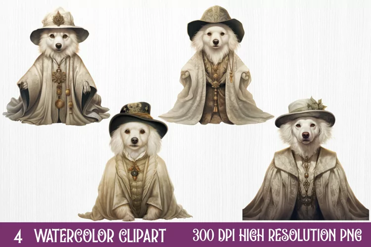 Halloween Ghost Dog Clipart Sublimation, Halloween PNG