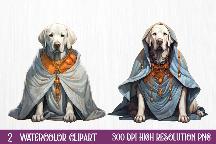 Halloween Ghost Dog Clipart Sublimation, Halloween PNG