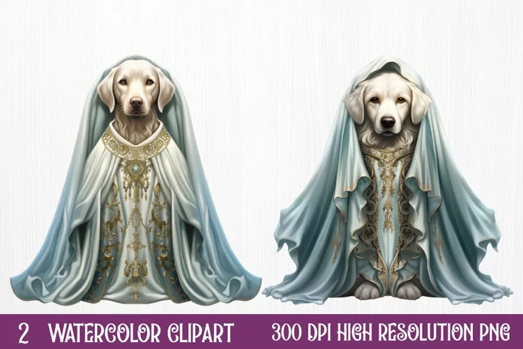 Halloween Ghost Dog Clipart Sublimation, Halloween PNG