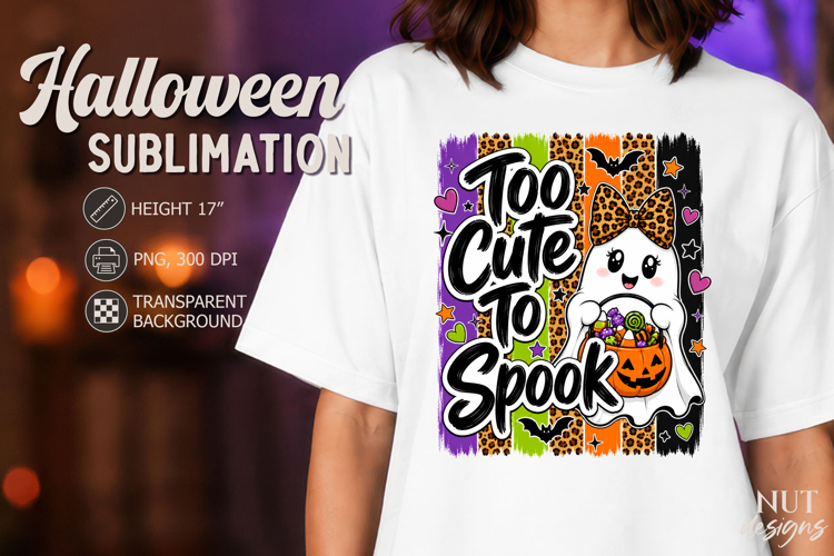 School ghost Kawaii Halloween Too Cute to Spook