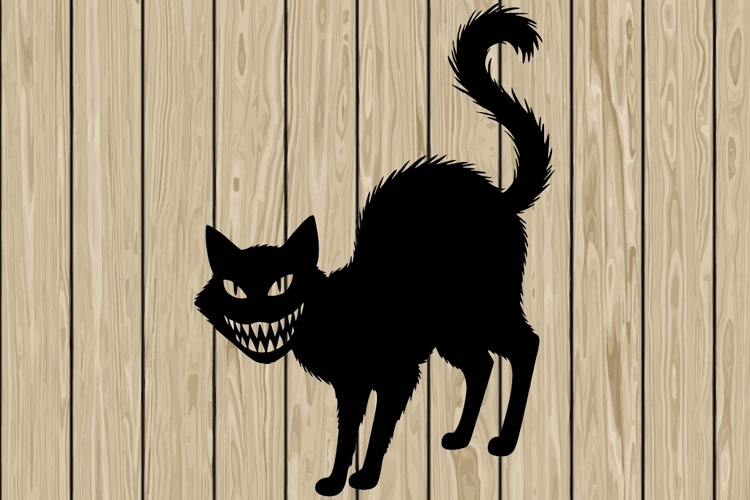 Spooky Cat Svg Image 5