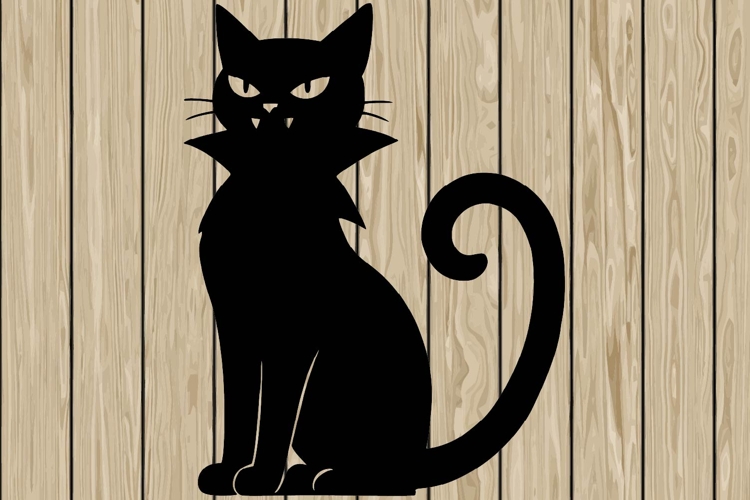 Spooky Cat Svg