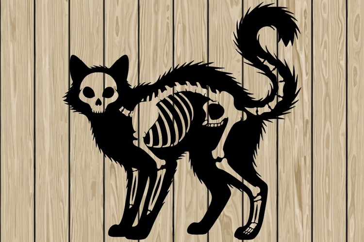 Spooky Cat Svg Image 19
