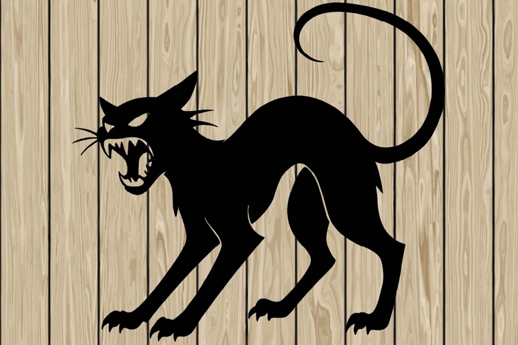Spooky Cat Svg Image 16
