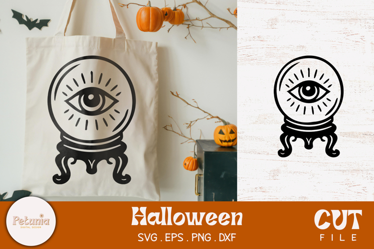 Crystal Ball Witchy SVG | Halloween SVG