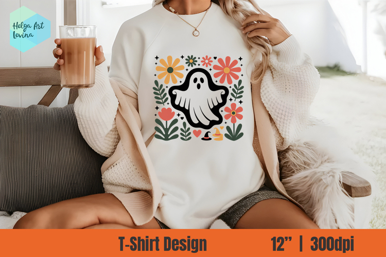 Cute Halloween Sublimation T-shirt PNG