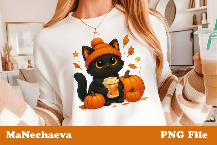 Black Cat Clipart Image 6
