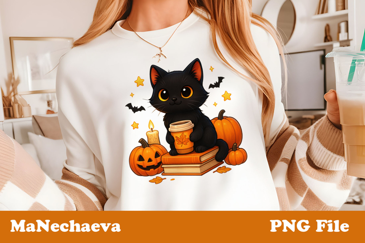 Black Cat Clipart Image 15