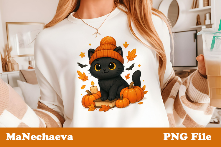 Black Cat Clipart Image 4