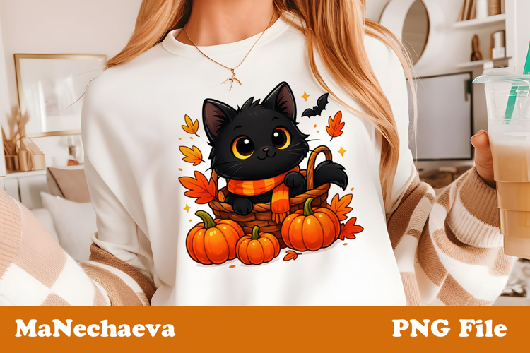 Black Cat Clipart Image 23