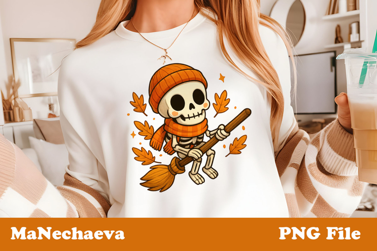 Cartoon Witch Broom Clipart Image 18
