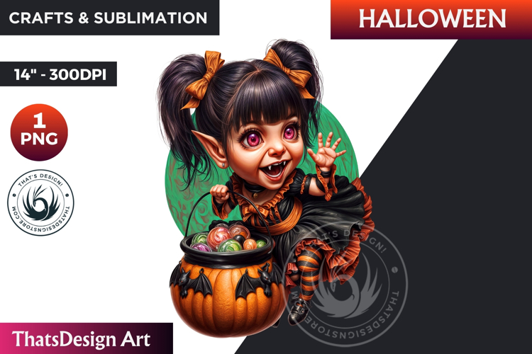 Cute Vampire Clipart Image 11