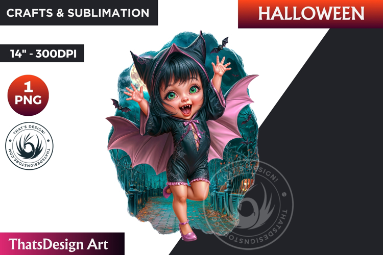 Cute Vampire Clipart Image 9
