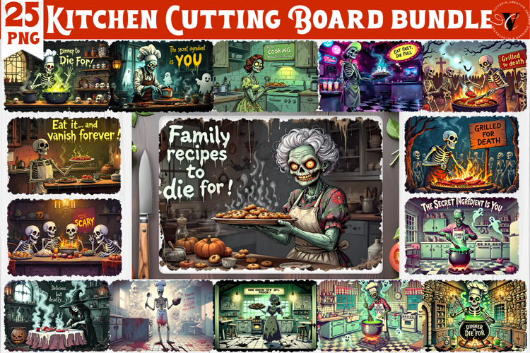 Kitchen Cutting Board bundle | Halloween Cutting Boards