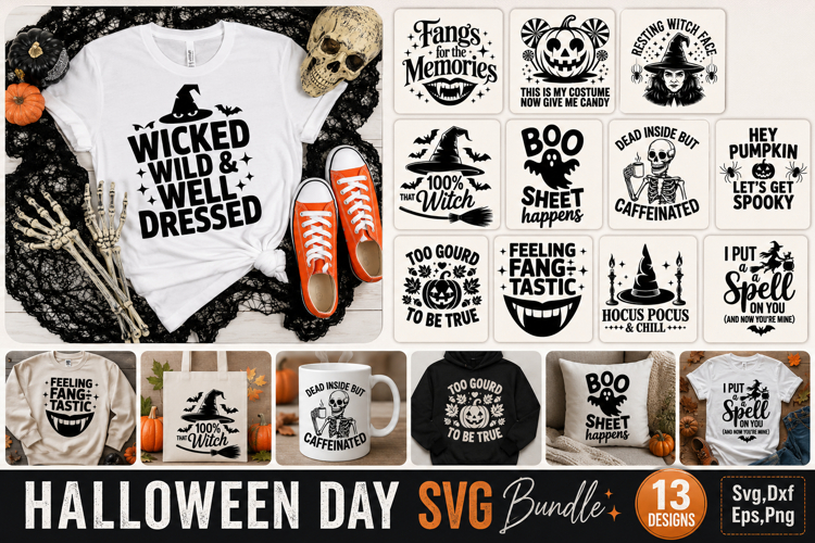 Halloween Day SVG Bundle,