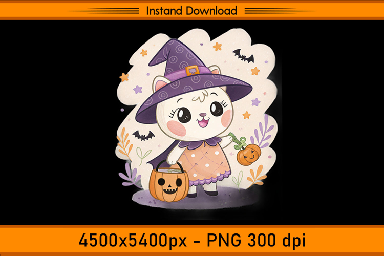 Cute Witch Clipart Image 24