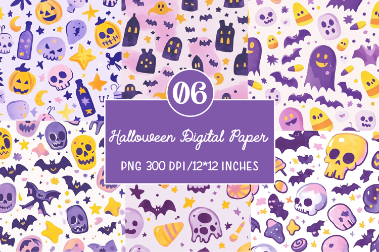 Halloween Digital Paper Background