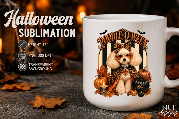 Pet Halloween Poodle Glamorous circus Dog lovers