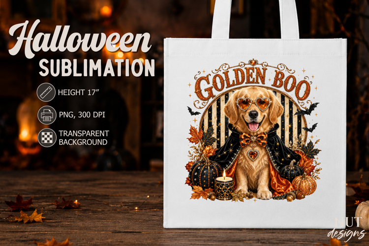 Glamorous circus Pet Halloween Golden retriever Dog lovers