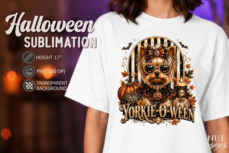 Pet Halloween yorkshire terrier Dog lovers Fall decor
