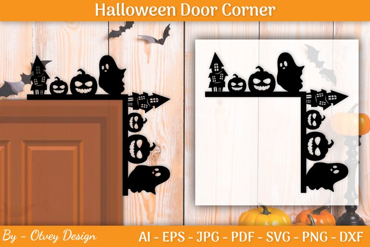 Halloween Door Corner Decoration