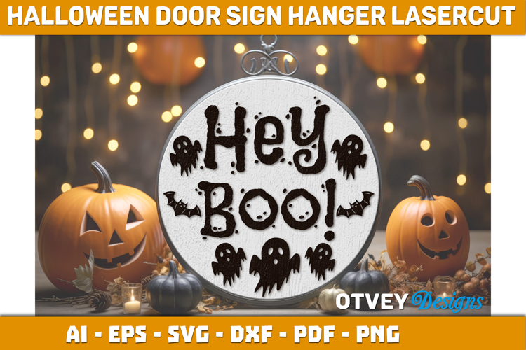 Halloween Door Hanger Sign Welcome Lasercut