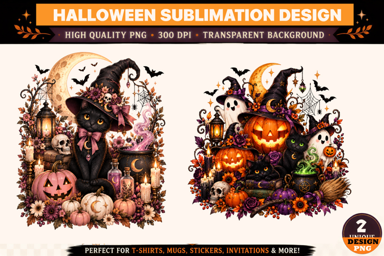 Halloween Clipart PNG Spooky Witch Ghost Design