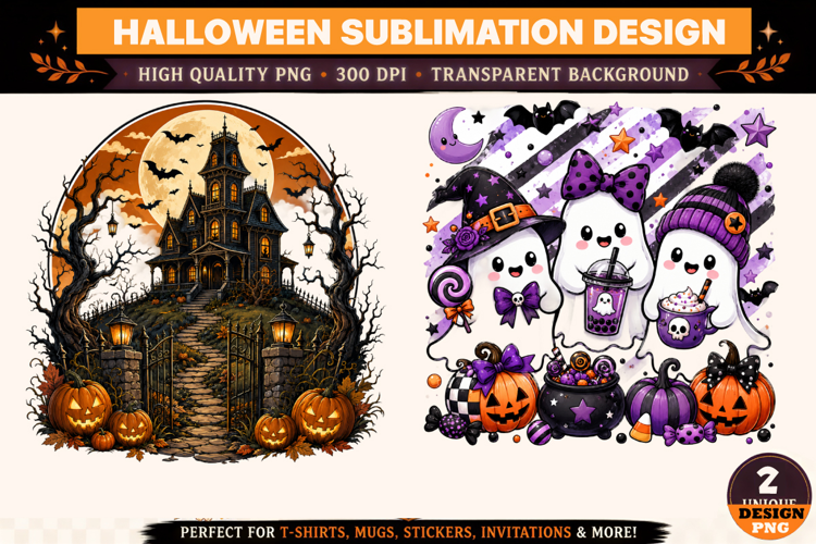 Halloween Clipart PNG Spooky Witch Ghost Design