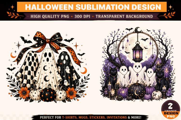 Halloween Clipart PNG Spooky Witch Ghost Design