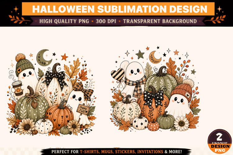 Halloween PNG, Halloween Ghost PNG, Halloween Pumpkin PNG