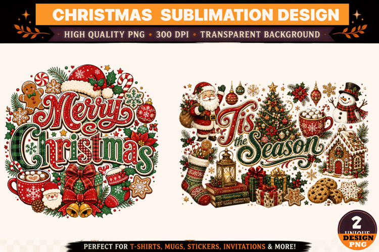 Christmas sublimation Designs,tis the Season Sublimation png