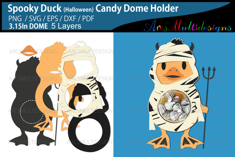 Spooky Duck candy Dome